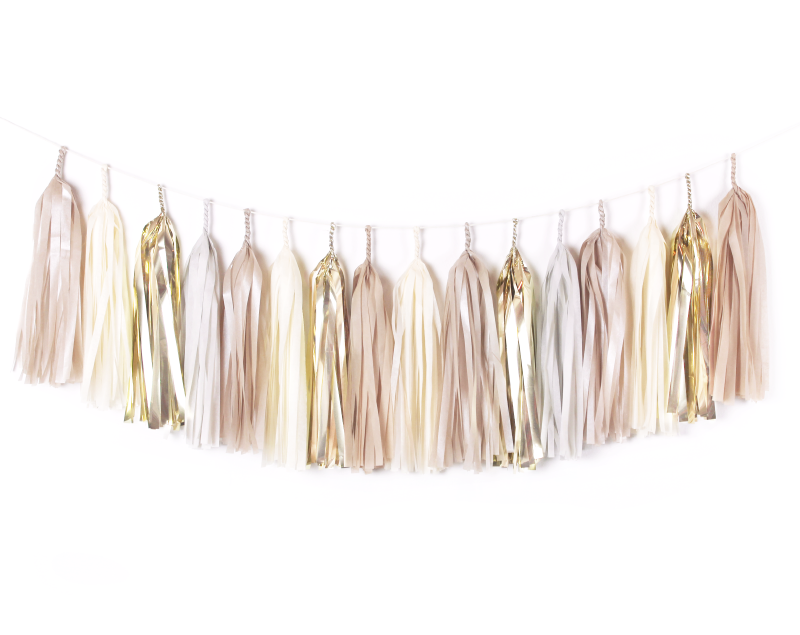 Tassel Garland Kit - Champagne – Paperboy