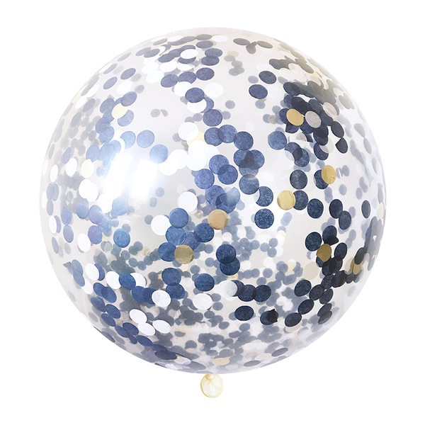 Ballons transparents avec plumes (par 3) - 45 cm - MODERN CONFETTI