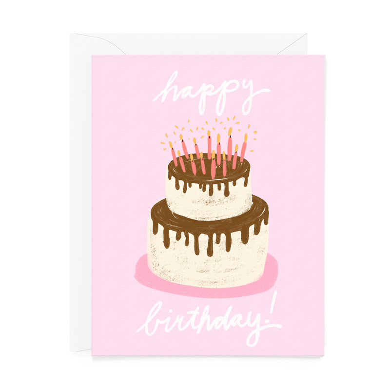 Card - Birthday - Cake & Candles – Paperboy