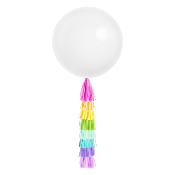 Jumbo Balloon & Tassel Tail - Champagne – Paperboy
